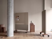 Gamme Mood Fabric Mobile, verre ou bi-matière, dos acoustique 45 mm