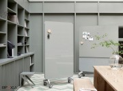 Gamme Mood Fabric Mobile, verre ou bi-matière, dos acoustique 45 mm