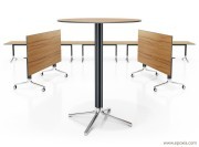 Tables polyvalentes Temo sur roulettes