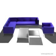 Canapé d'angle de direction On / Off avec fauteuil