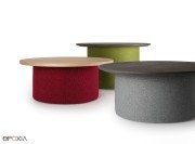 Tables basses Fulcro de la gamme Snowsound