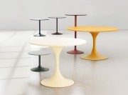 Déclinaison de la collection de tables Big Horn, réunion, cafeteria et table basse