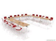 Tables de réunion basculantes Fold