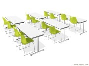 Tables pliantes Lacrosse VI pour salles de formation
