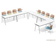 Tables pliantes Lacrosse III pour salles de réunion modulaires