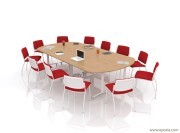 Table de réunion Fold