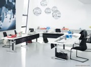 Table de conférence Pulse avec pied en C