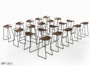 Tabouret de bar Monk de Prostoria