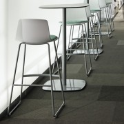 Tabouret de bar Lottus pied luge