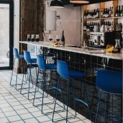 Tabouret de bar Lottus pied luge