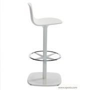 Tabouret de bar pivotant Lottus, pied tube