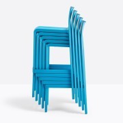 Tabouret empilable Volt 678 (hauteur d'assise 76 cm) coloris bleu