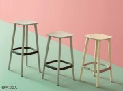 Tabouret en bois Babila