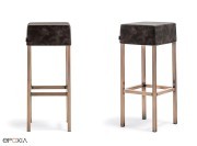 Tabouret Cube 1400 structure epoxy type laiton vieilli