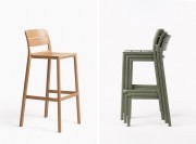 Tabouret de bar Cassia outdoor et empilable
