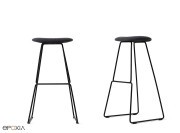 Tabouret Chat, pied luge 