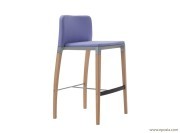 Tabouret de bar Zenith pieds bois