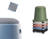 Tabouret à roulettes pratique Droida