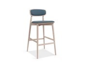Tabouret de bar haut en bois Donasella EST BAR