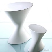 Tabouret et table Plastic