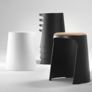 Tabourets en plastique empilables Handy