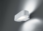 Applique murale Talo aluminium verni blanc