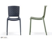Chaises collectivité Tatami par Pedrali