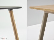 Détail sur le piètement bois ou métal