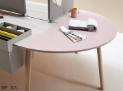 Plan de conversation en demi-lune pour compléter les gammes Collaborative et Office Bench