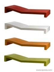 Divers coloris transat Jut, design Vondom