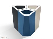 Poubelles de recyclage Kite Mini emboitables