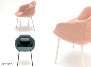 Chaises de réunion Ultra, 4 pieds métal