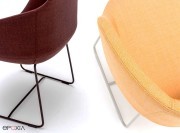 Détail piètement chaise traineau Ultra