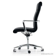 Fauteuil de travail Una executive avec roulettes