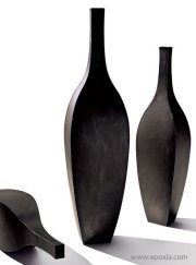 Pot déco Rocco en acier bruni