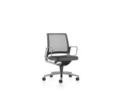 Fauteuil de travail Vintage 16V7, assise rembourrée et dossier bas résille