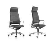 Fauteuil de direction Vintage 32V2, dossier haut, têtière intégrée