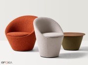 Collection Wabao : fauteuils et table basse