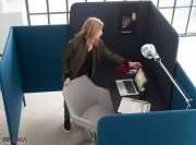 Aménagement de zone de travail avec le système modulable M.Zone Relax
