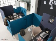 Aménagement de zone de travail avec le système modulable M.Zone Relax