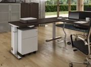 Bureau Winglet wengé (non réglable en hauteur)