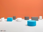 Collection de poufs Wow par Pedrali