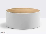 Pouf Wow stratifié avec conteneur