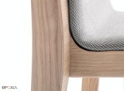 Tabouret Young, assise et piètement